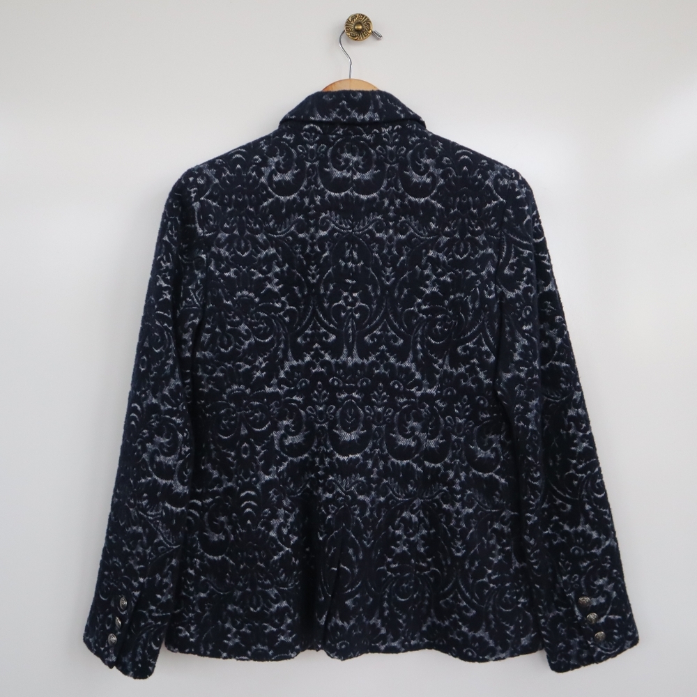 CAbi Jacquard Tuxedo Jacket #109 Fall Textured - Picture 7 of 8
